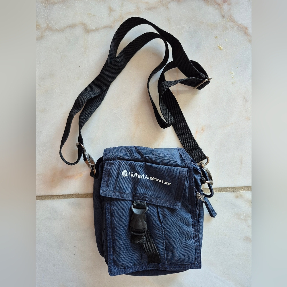 Holland America Navy Crossbody Bag Cruise